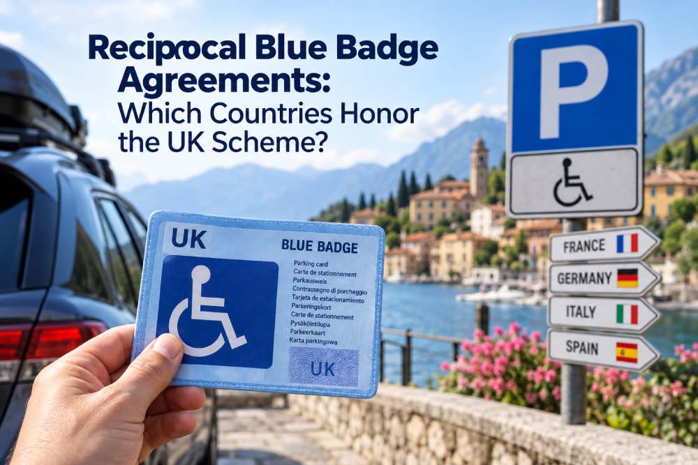 Countries that recognise the UK Blue Badge abroad