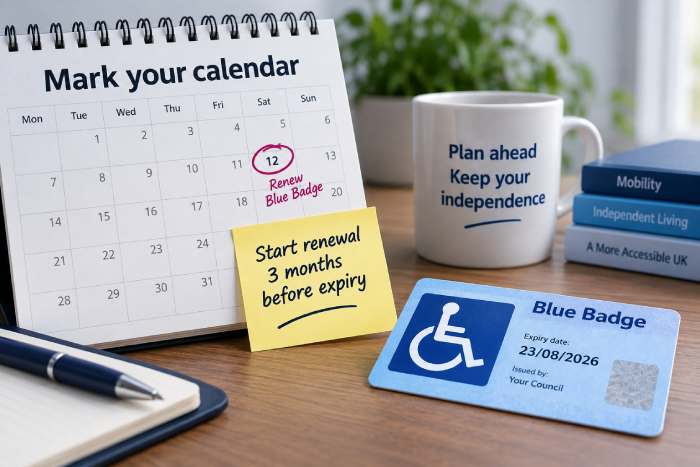 When to renew a Blue Badge in England, Scotland, Wales and Northern Ireland